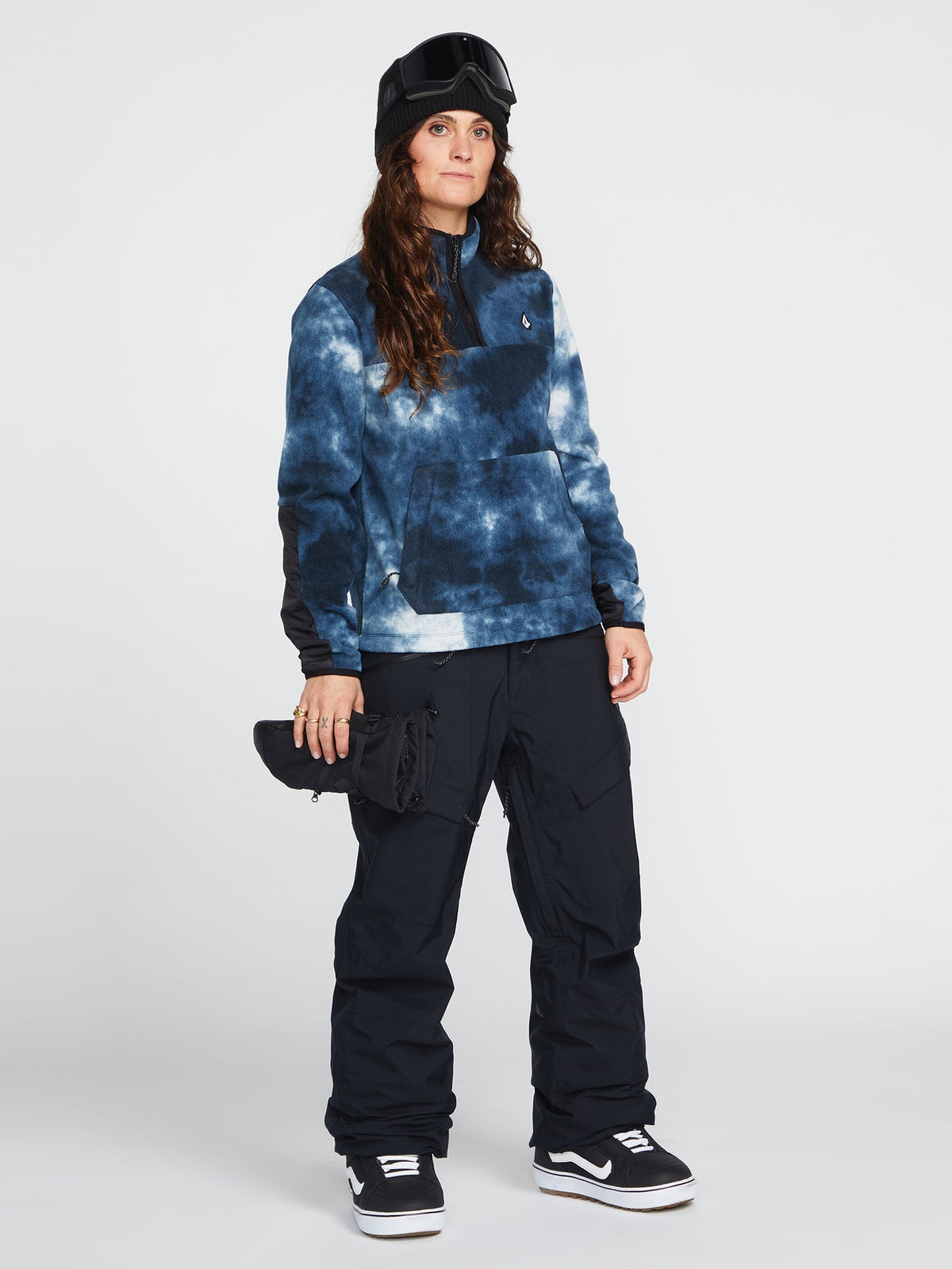 Volcom Polar Fleece Pullover Storm Tie-dye