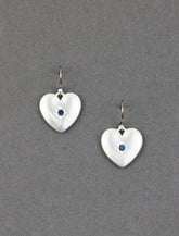 Lucky Brand Heart Drop Earring Silver