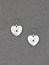 Lucky Brand Heart Drop Earring - Women's Ladies Accessories Jewelry Earrings Silver