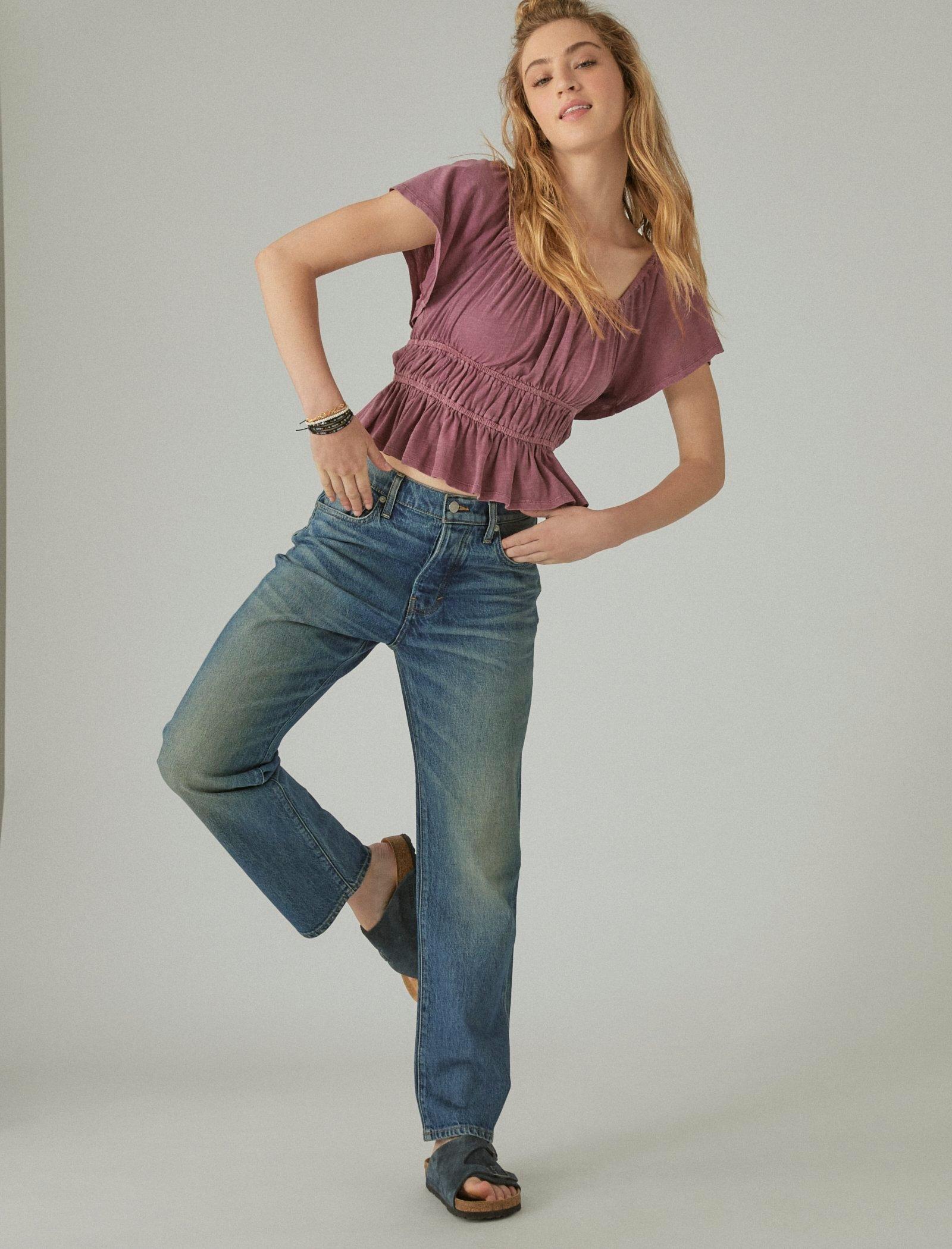 Lucky Brand High Rise 90S Loose Starlet