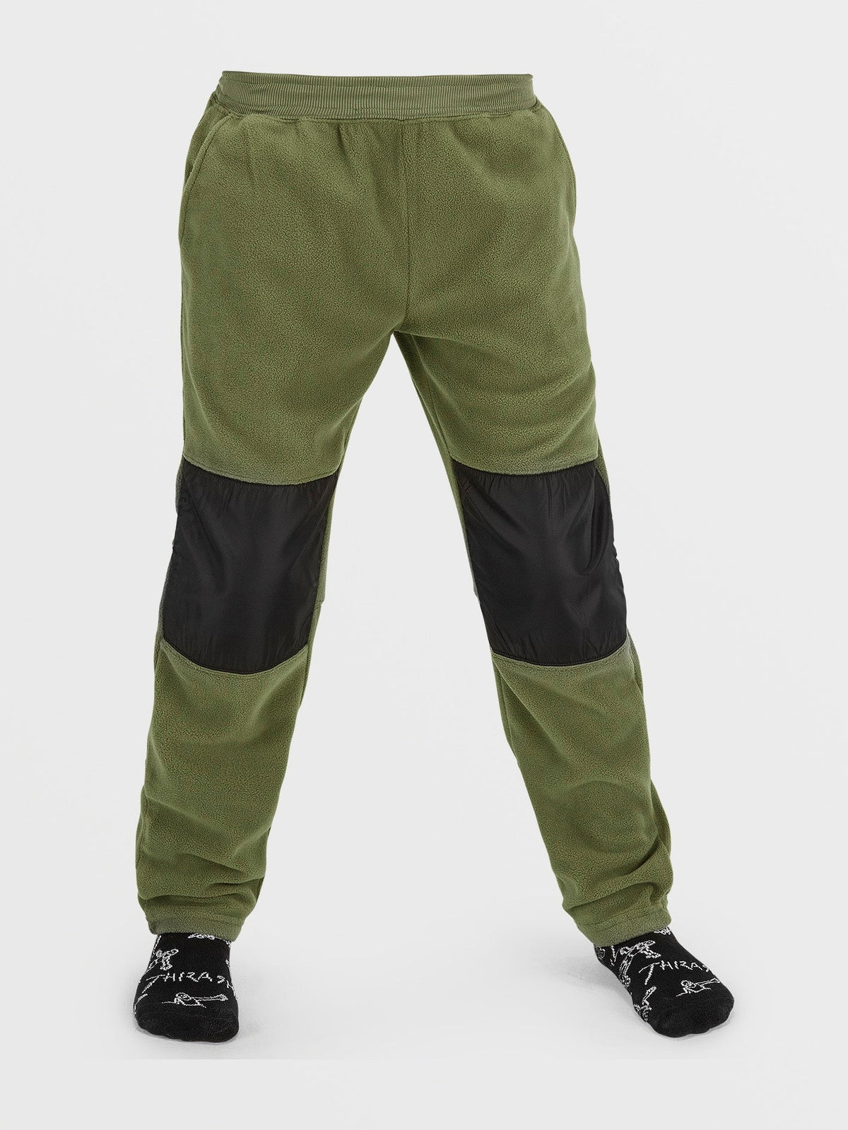 Volcom Kids Polar Fleece Pants Military