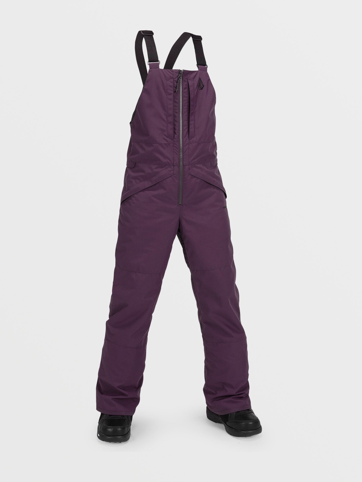 Volcom Kids Barkley Insulated Bib Overalls Blackberry