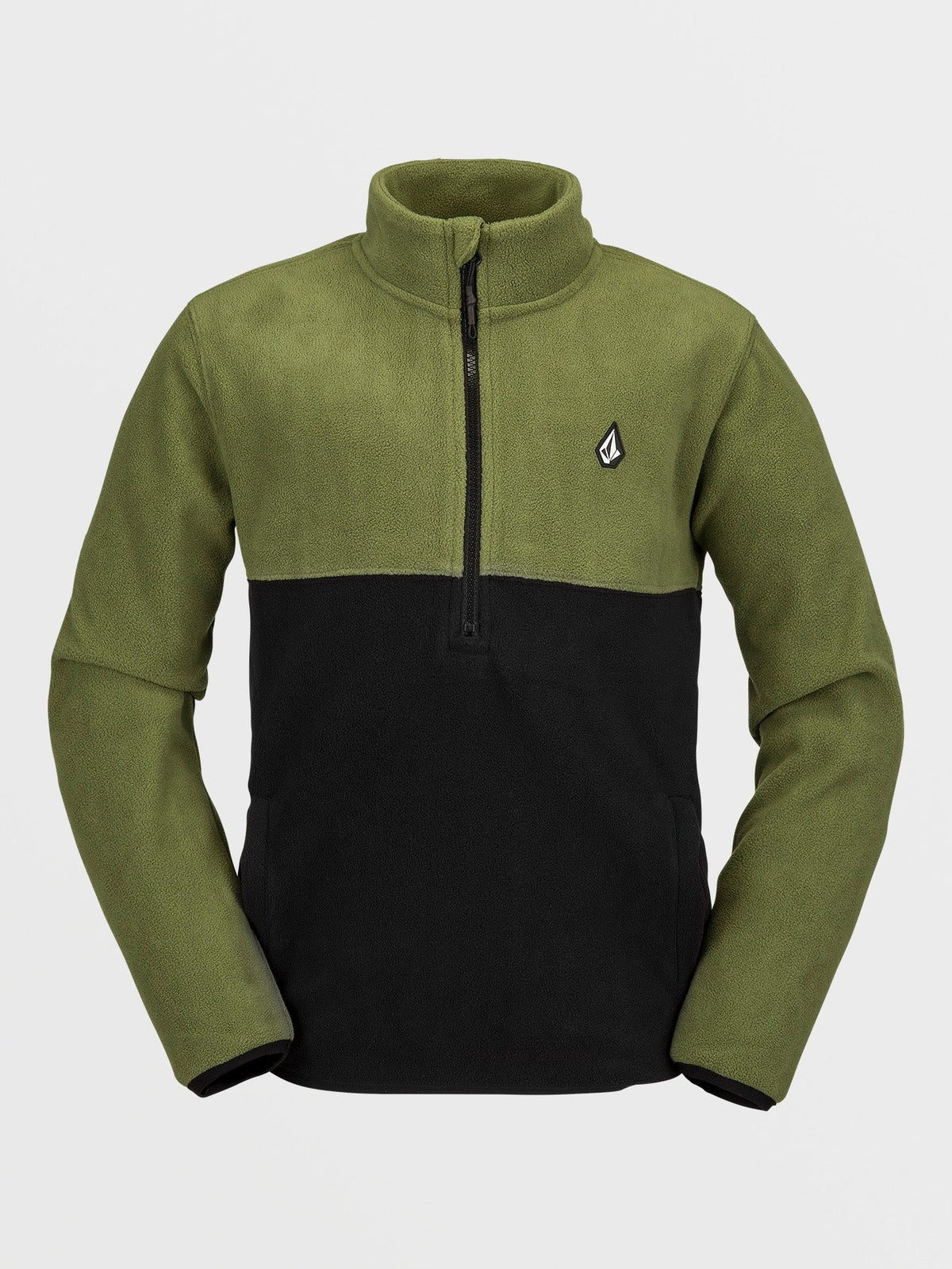 Volcom Kids Polar Fleece Pullover Military