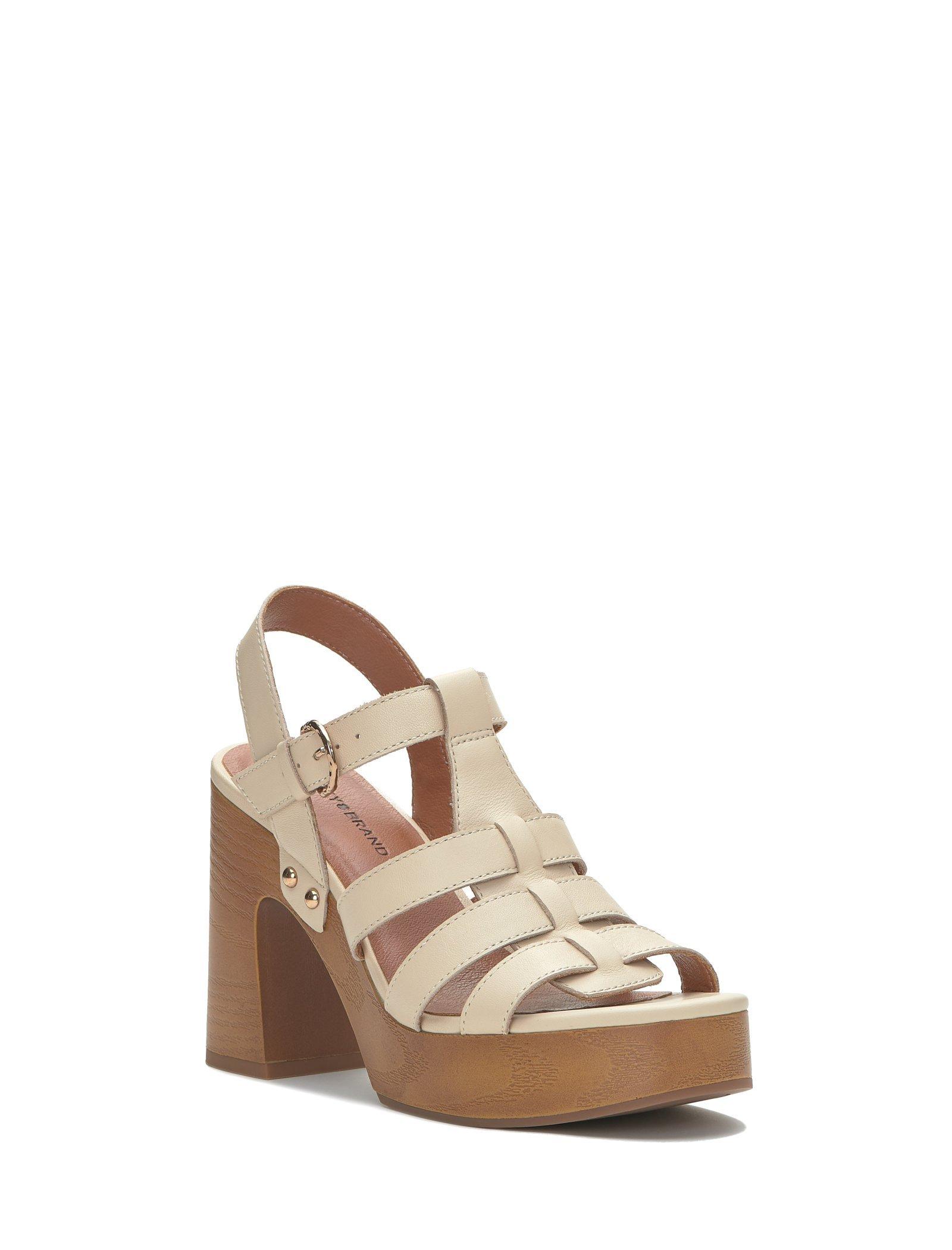 Lucky Brand Imana Fisherman Platform Heel Buff