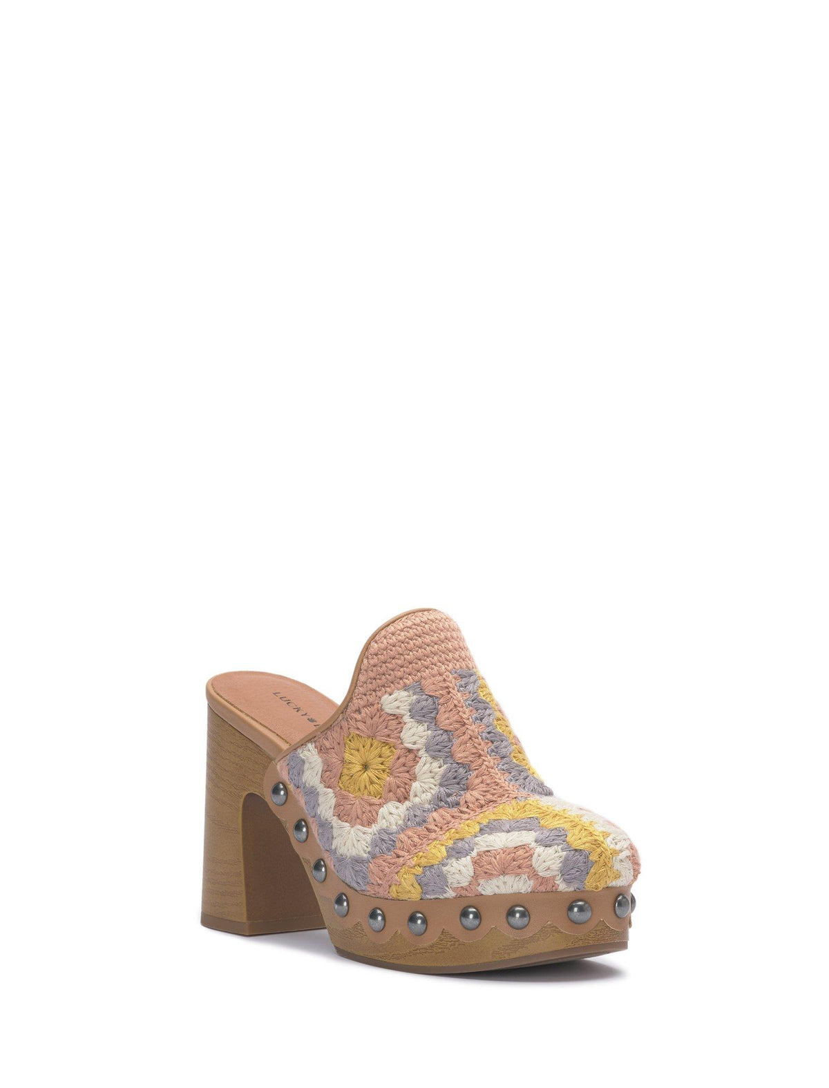 Lucky Brand Immia Crochet Clog Coral Pink