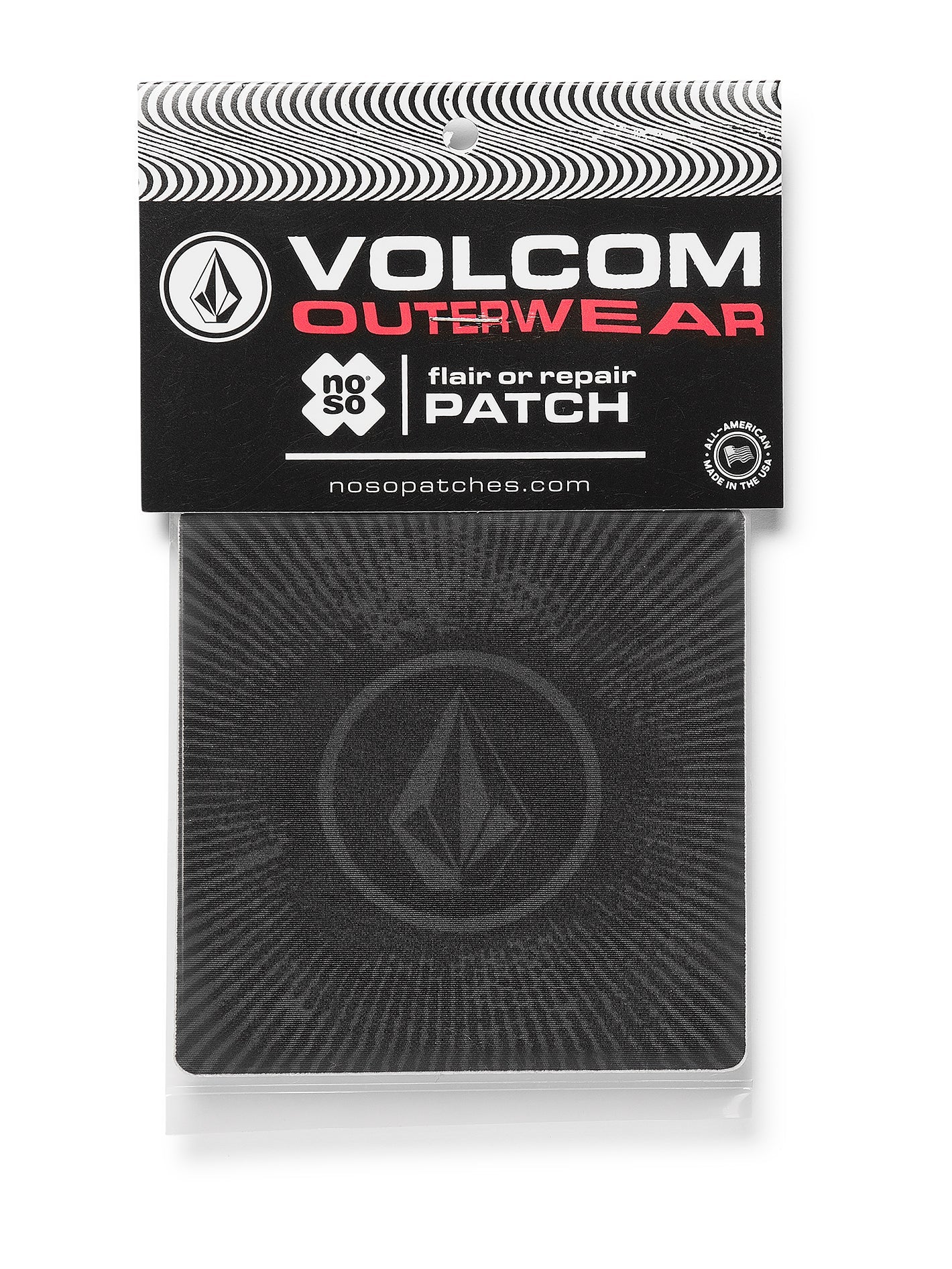 Volcom Large Repair Snow Patch Black