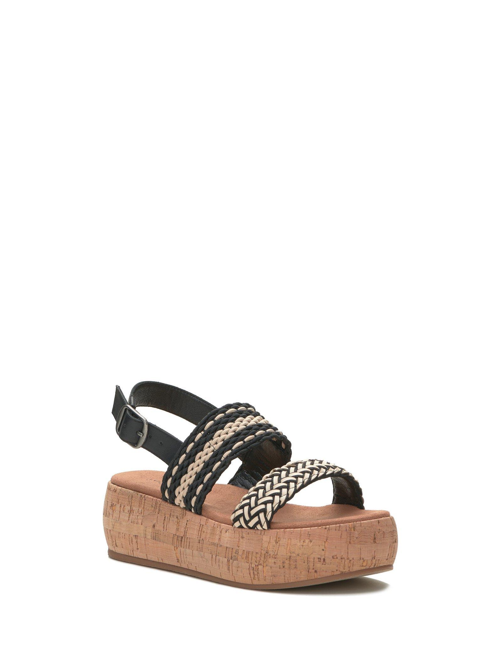 Lucky Brand Jadiel Chunky Cork Sandal Feather