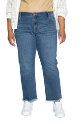 Juicy Couture Plus-Size Venice Straight Leg Jeans Dark Wash