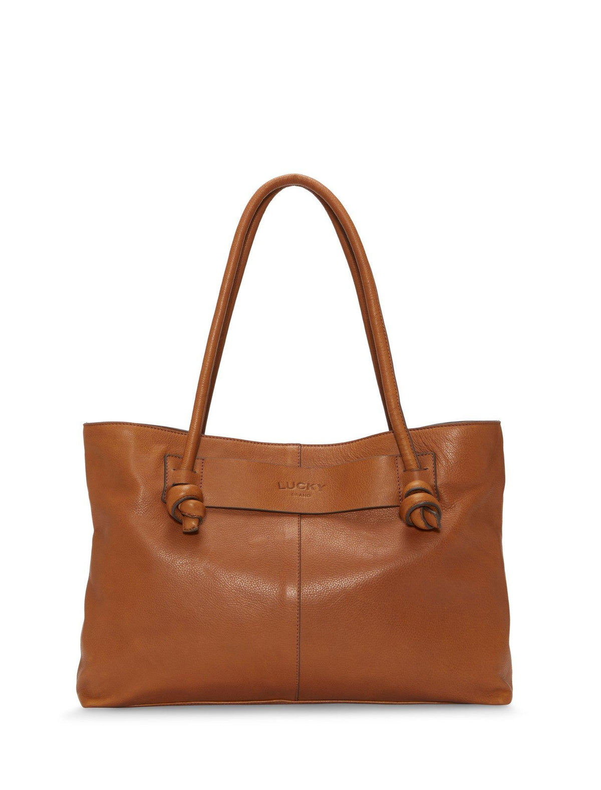 Lucky Brand Juli Leather Tote - Women's Accessories Bags Handbags Totes Dark Brown