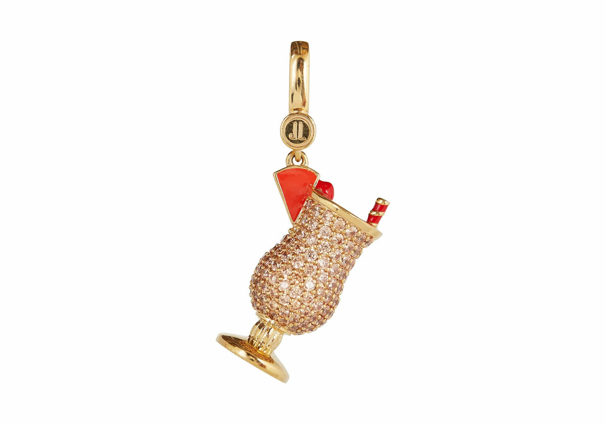 Judith Leiber Couture Cocktail Piña Colada Charm