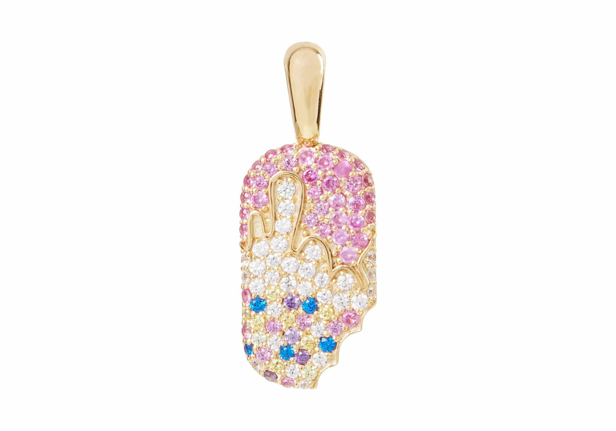 Judith Leiber Couture Popsicle Charm Strawberry Drip