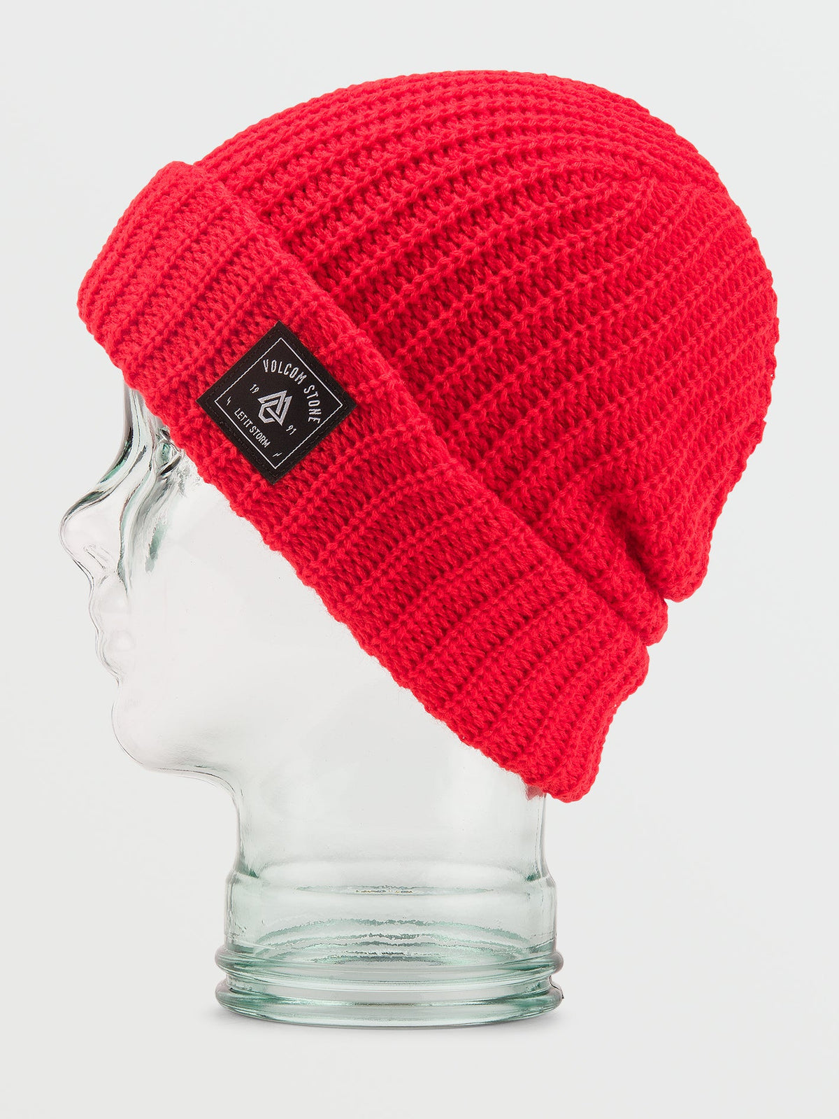 Volcom Thick Knit Women's Beanie Orange Shock