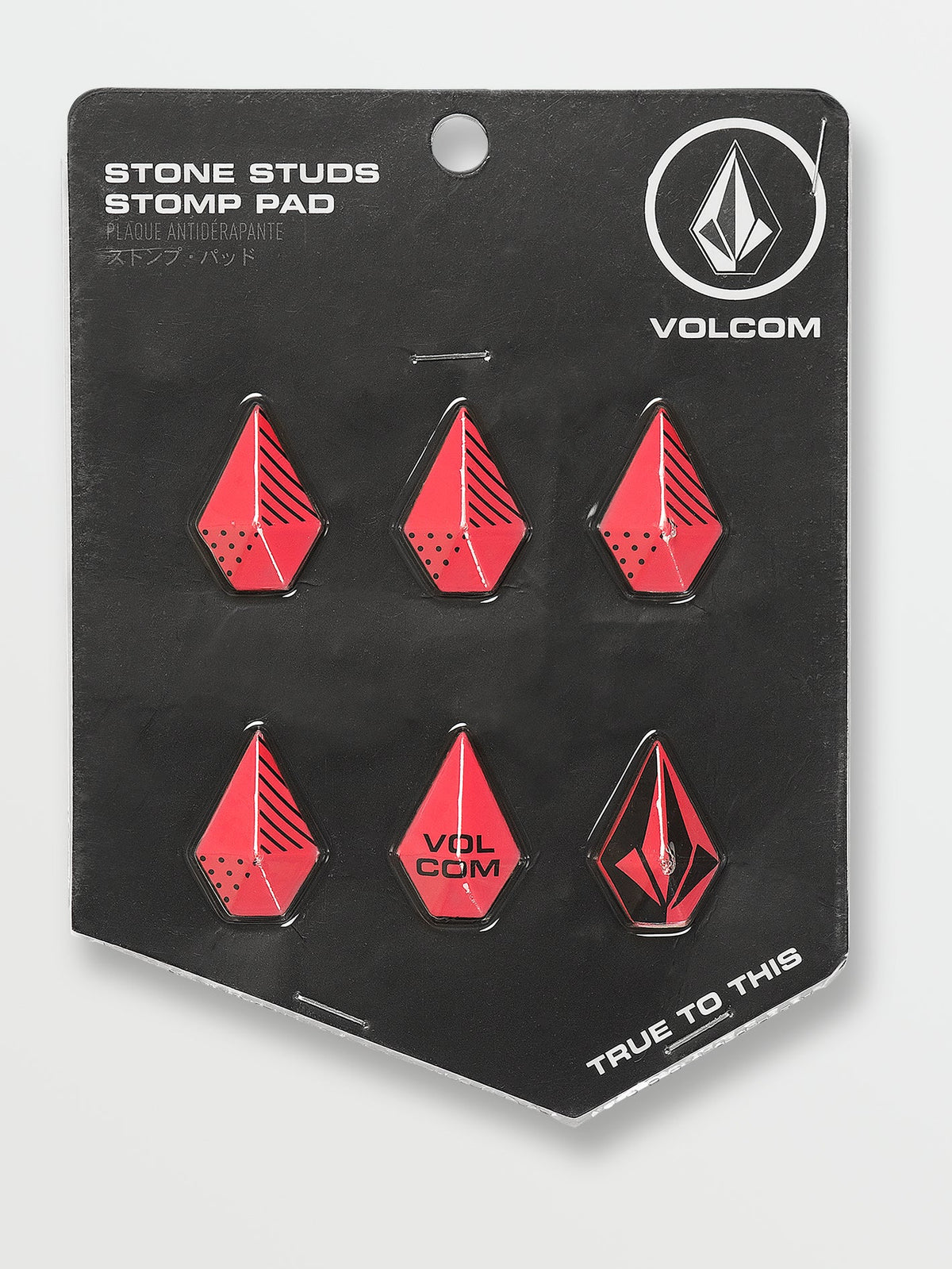 Volcom Stone Studs Stomp Pads Orange Shock