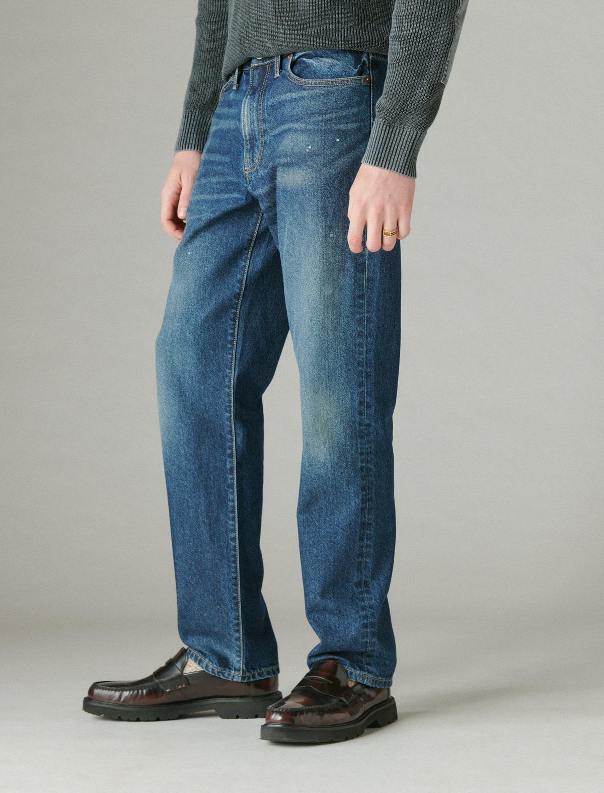 Lucky Brand Knd 363 Straight Jean - Men's Pants Denim Straight Leg Jeans High View