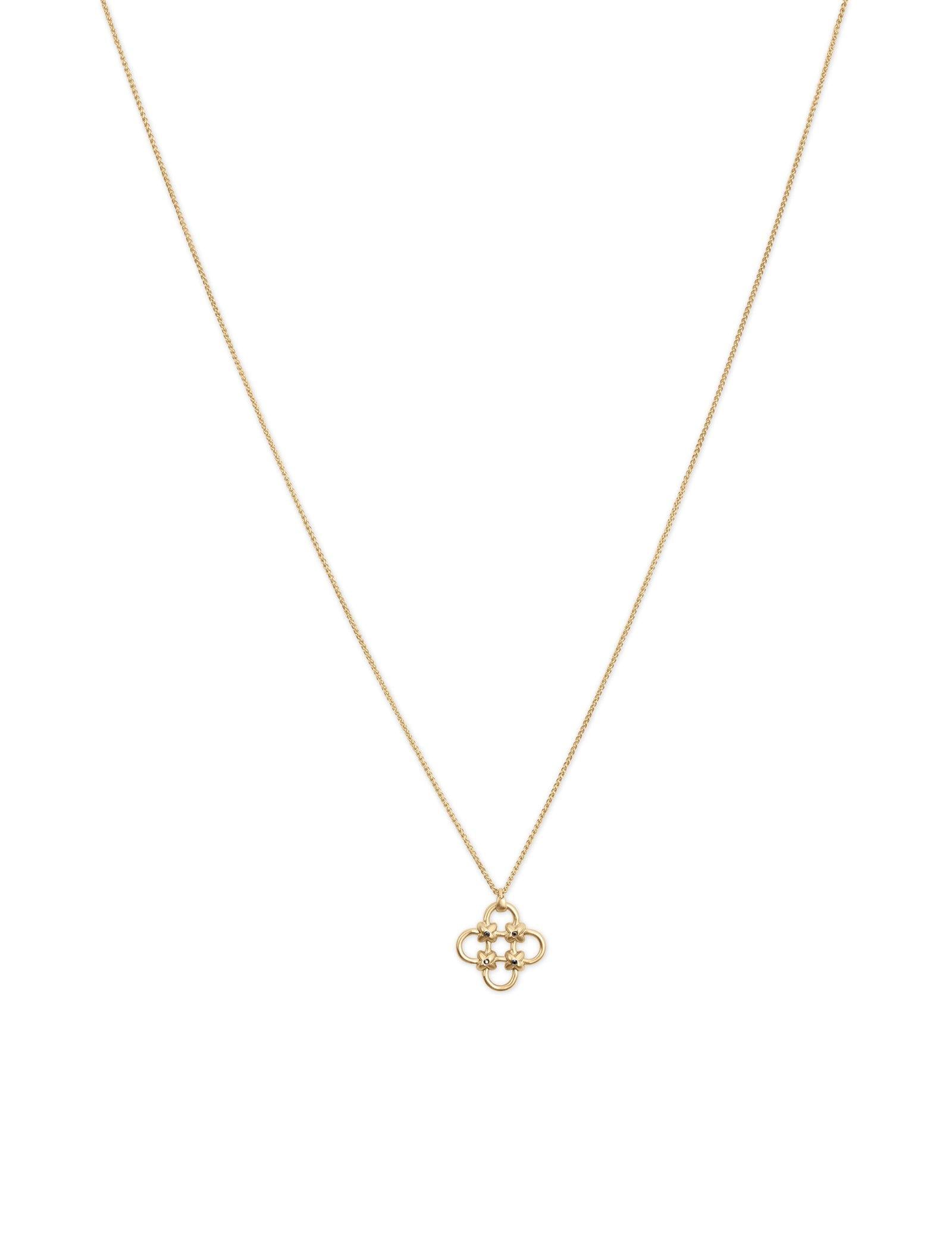 Lucky Brand Knotted Pendant Necklace Gold