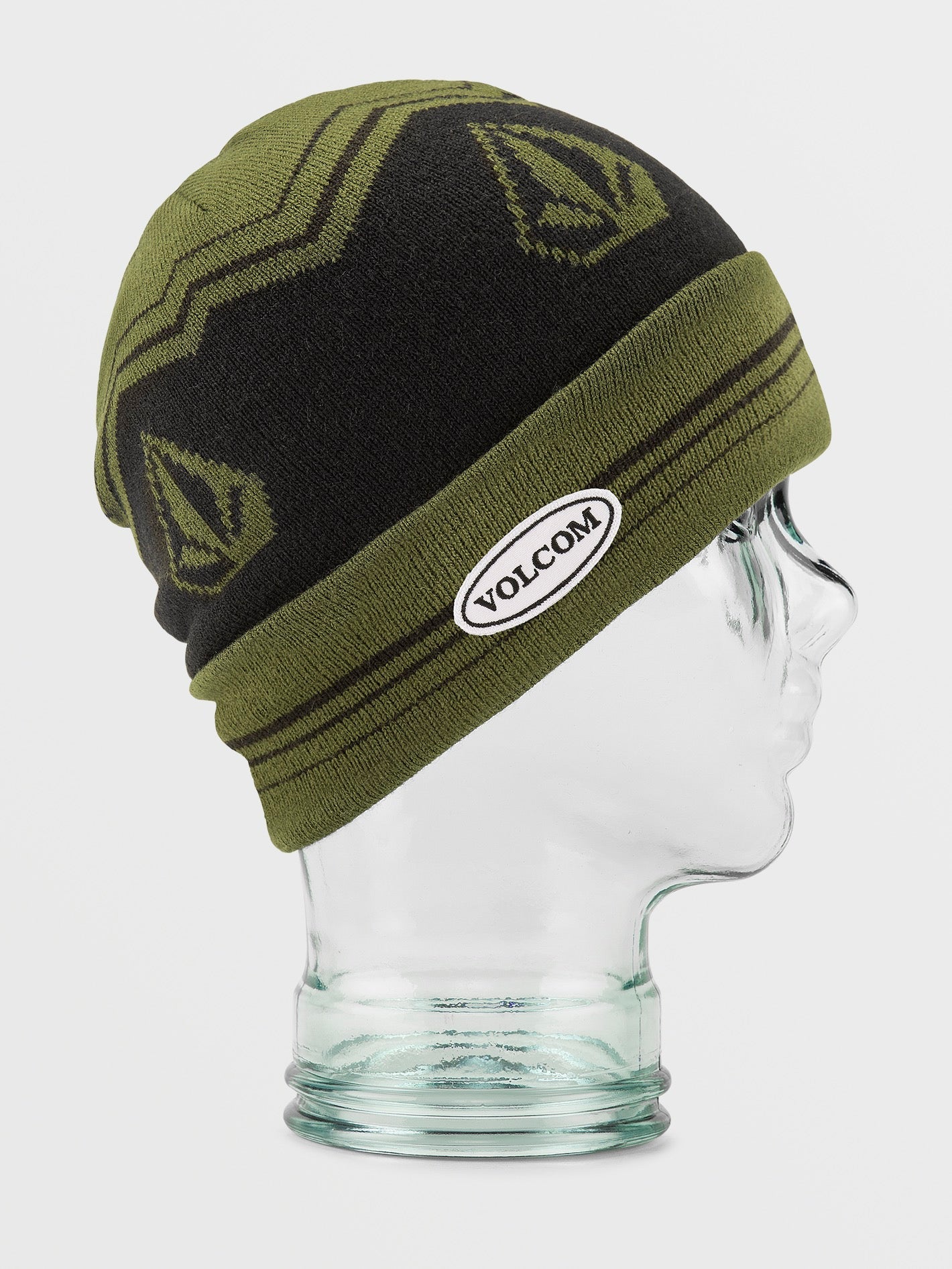 Volcom Kids Powder Beanie Military