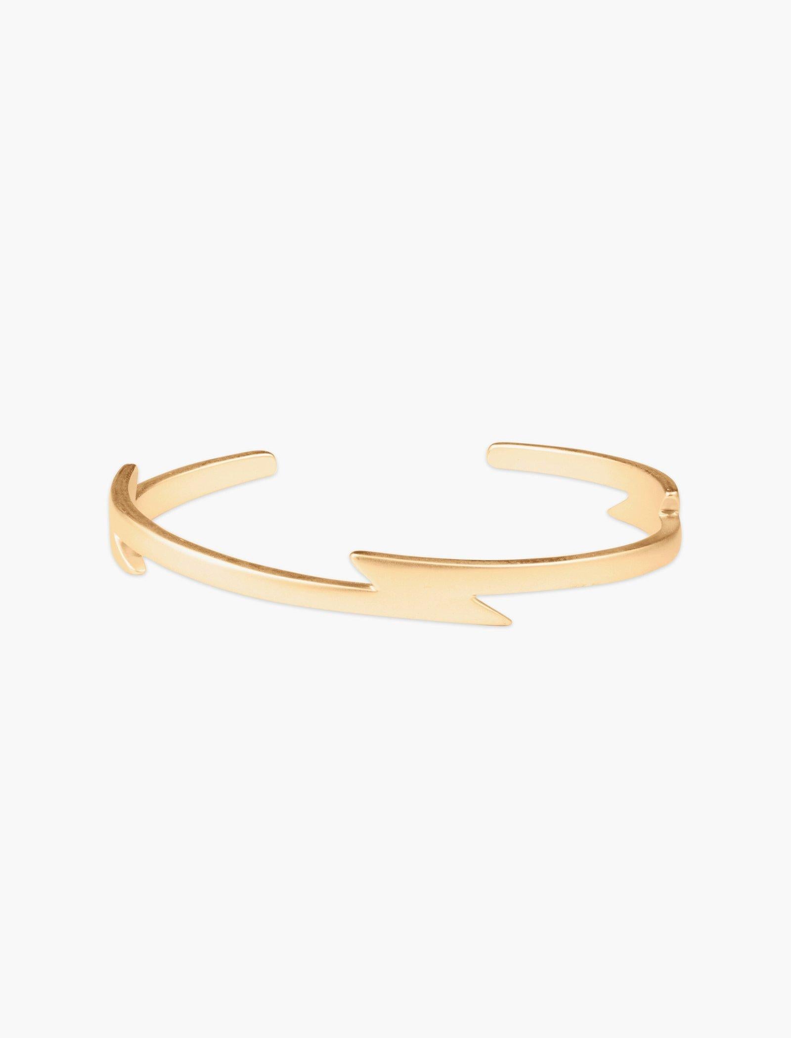 Lucky Brand Lightning Bolt Cuff Bracelet Gold