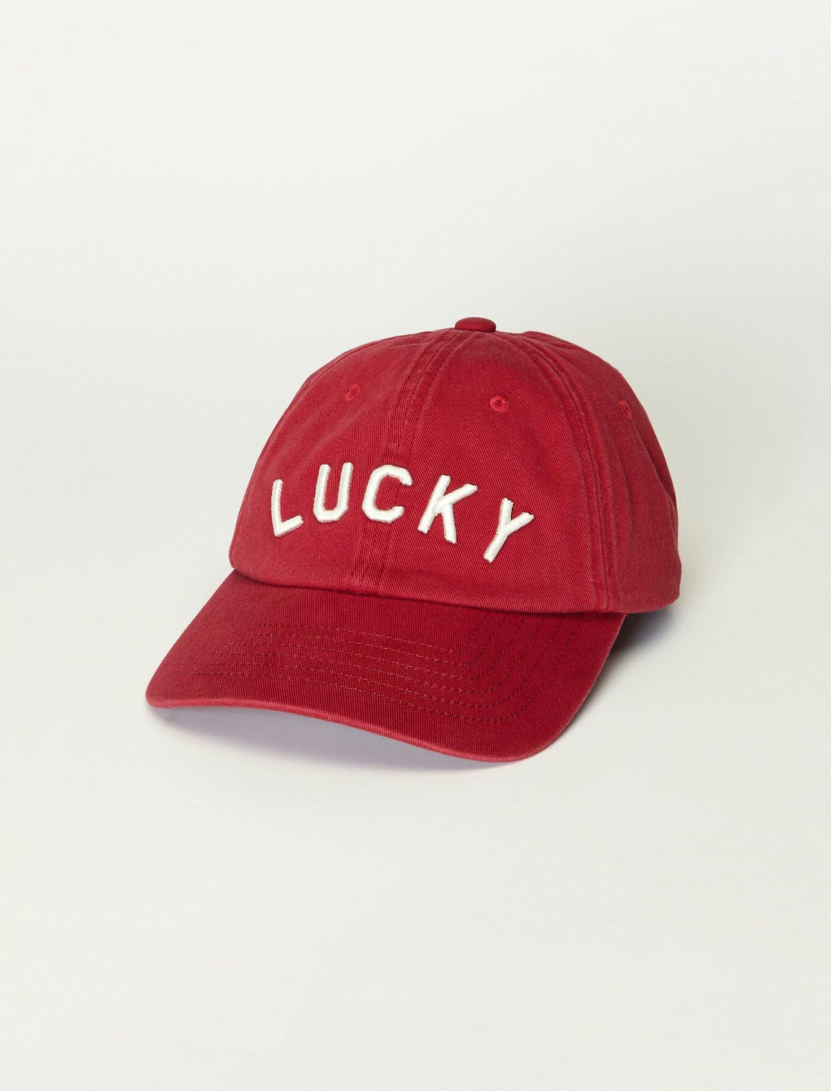 Lucky Brand Lucky Baseball Hat Dark Red