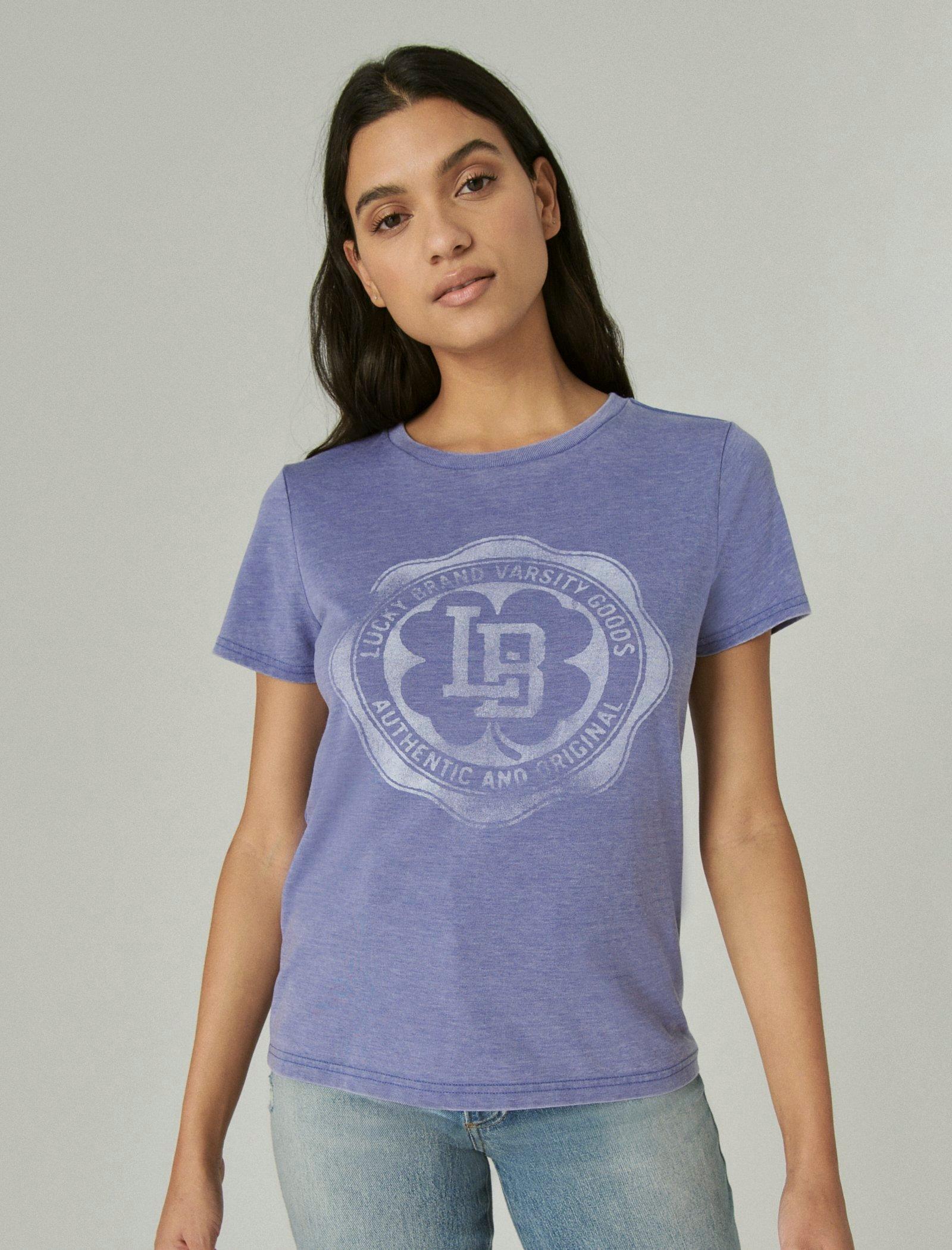 Lucky Brand Lucky Crest Classic Crew Marlin