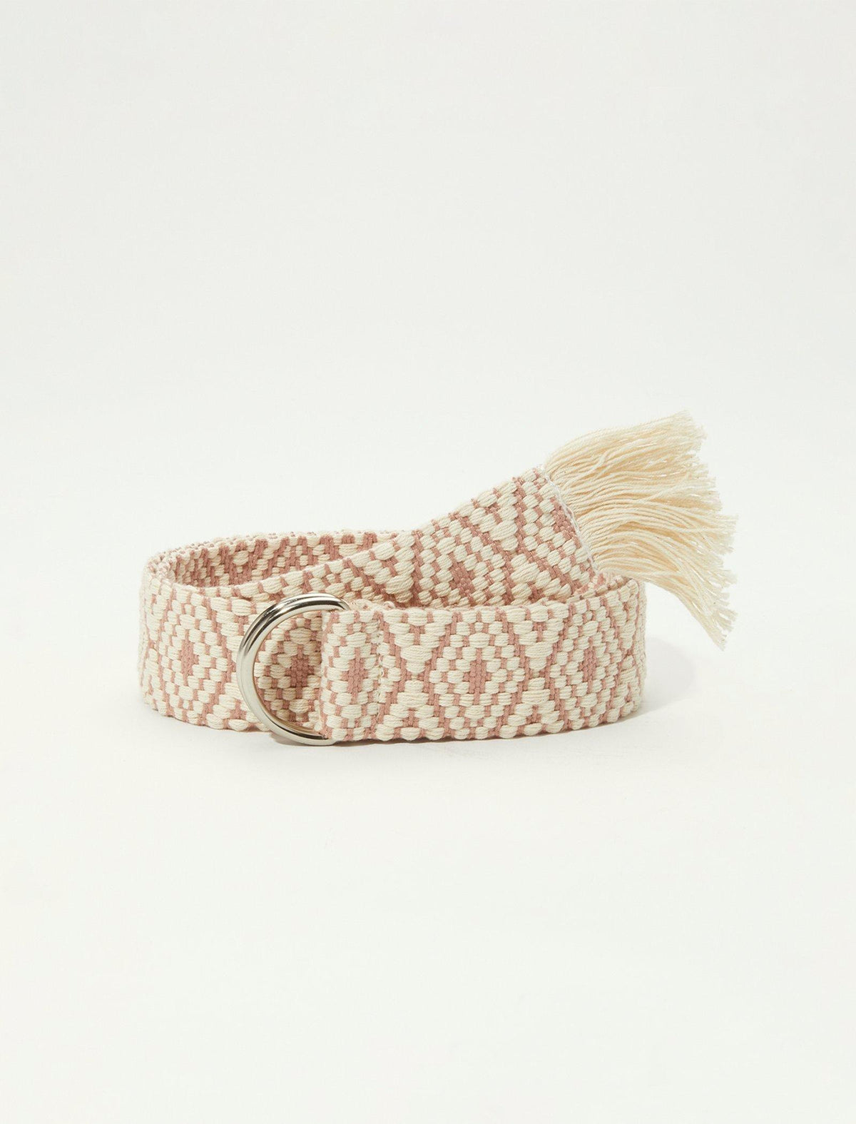 Lucky Brand Lucky Woven Wrap Belt Natural