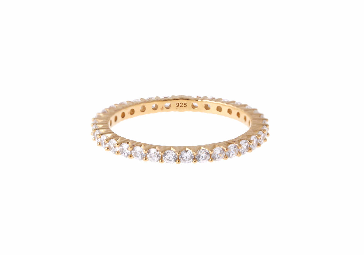 Judith Leiber Couture Micropave Eternity Ring Clear