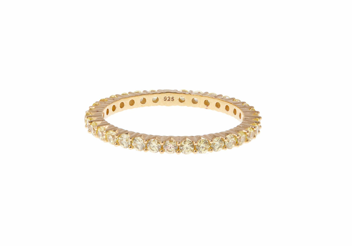 Judith Leiber Couture Micropave Eternity Ring 6