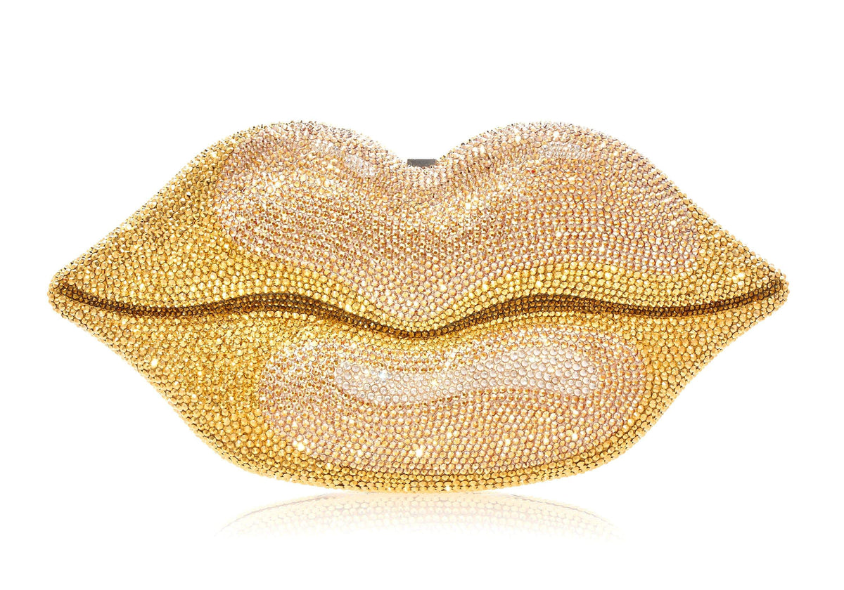 Judith Leiber Couture Hot Lips Gold