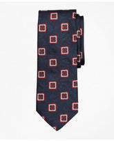 Brooks Brothers Men's Paisley Medallion Tie Navy