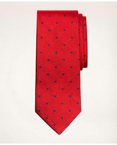 Brooks Brothers Men's Dot Rep Tie Red