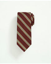 Brooks Brothers Men's Rep Tie Burgundy/Yellow