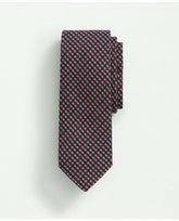 Brooks Brothers Men's Wool Tattersall Tie Navy/Red