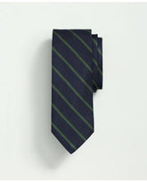 Brooks Brothers Men's Silk Rep Striped Tie Navy/Green