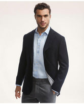 Brooks Brothers Men's Regent Classic-Fit Hopsack Blazer Navy