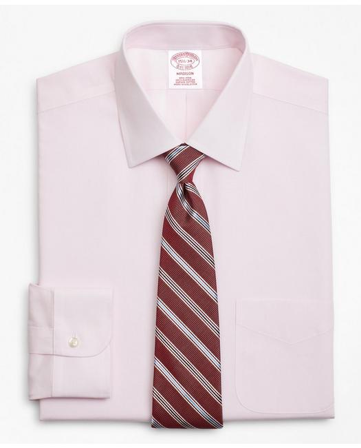 Brooks Brothers Men's Madison Relaxed-Fit Dress Shirt Light Pink