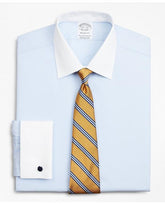 Brooks Brothers Men's Stretch Regent Regular-Fit Dress Shirt Light Blue