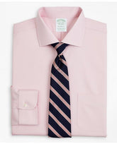 Brooks Brothers Men's Stretch Milano Slim-Fit Dress Shirt Pink