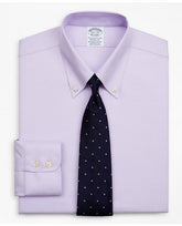 Brooks Brothers Men's Stretch Regent Regular-Fit Dress Shirt Lavender