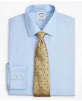 Brooks Brothers Men's Stretch Regent Regular-Fit Dress Shirt Light Blue