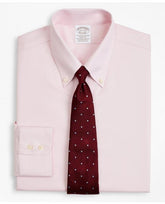 Brooks Brothers Men's Stretch Soho Extra-Slim-Fit Dress Shirt Pink