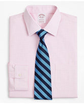 Brooks Brothers Men's Stretch Madison Relaxed-Fit Dress Shirt Pink