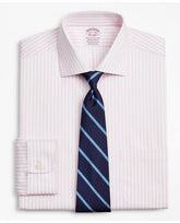 Brooks Brothers Men's Stretch Madison Relaxed-Fit Dress Shirt Pink