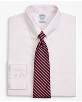 Brooks Brothers Men's Stretch Regent Regular-Fit Dress Shirt Pink