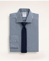 Brooks Brothers Men's Regent Regular-Fit Dress Shirt Grey/Navy