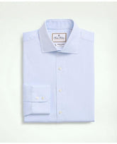 Brooks Brothers Men's X Thomas Mason Cotton Pinpoint Oxford English Collar Dress Shirt Light Blue