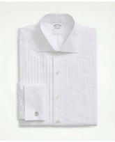 Brooks Brothers Men's Stretch Cotton Broadcloth English Collar White