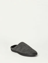 Lucky Brand Mens Faux Wool Clog Black