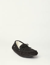 Lucky Brand Men's Micro Suede Moccasin Black