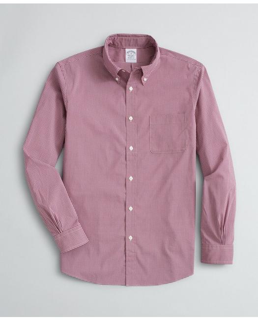 Brooks Brothers Men's Regent Regular-Fit Sport Shirt Purple