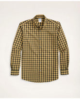 Brooks Brothers Men's Regent Regular-Fit Original Broadcloth Sport Shirt Yellow