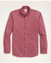 Brooks Brothers Men's Regent Regular-Fit Sport Shirt Red